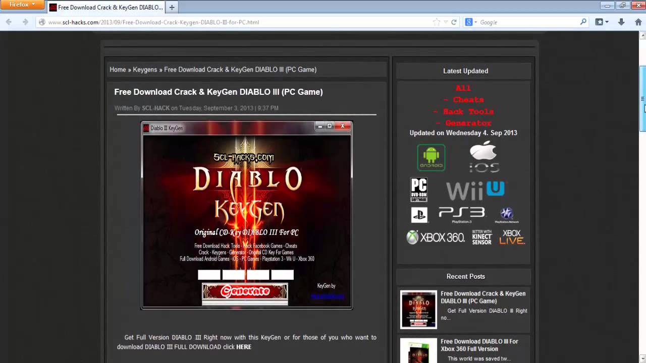 Diablo 3 Skidrow Activation Code Free